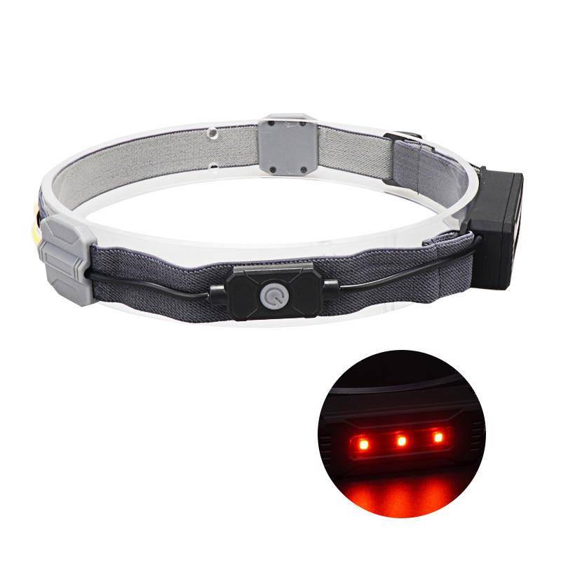 Scheinwerfer mit rotem Warnlicht hinten