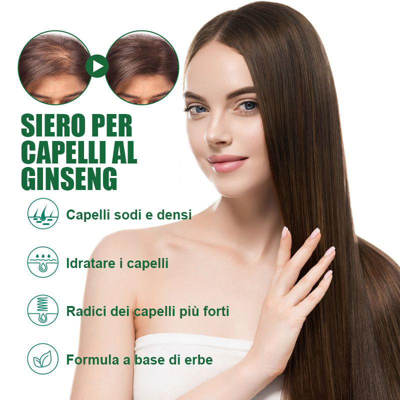 Spray per la crescita dei capelli al ginseng rosso