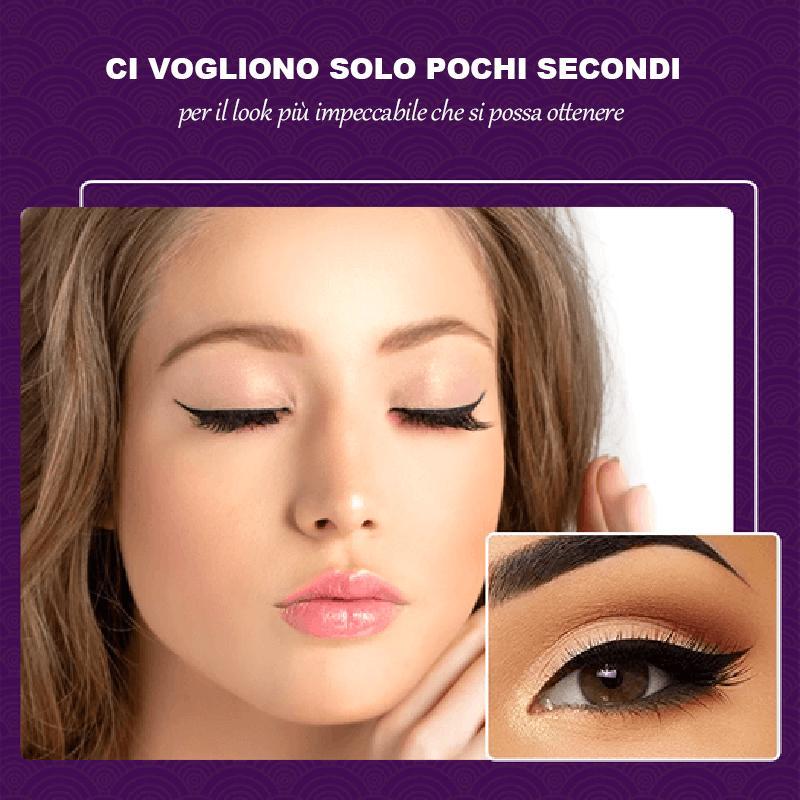 Adesivi riutilizzabili per eyeliner e ciglia(4 paia)_