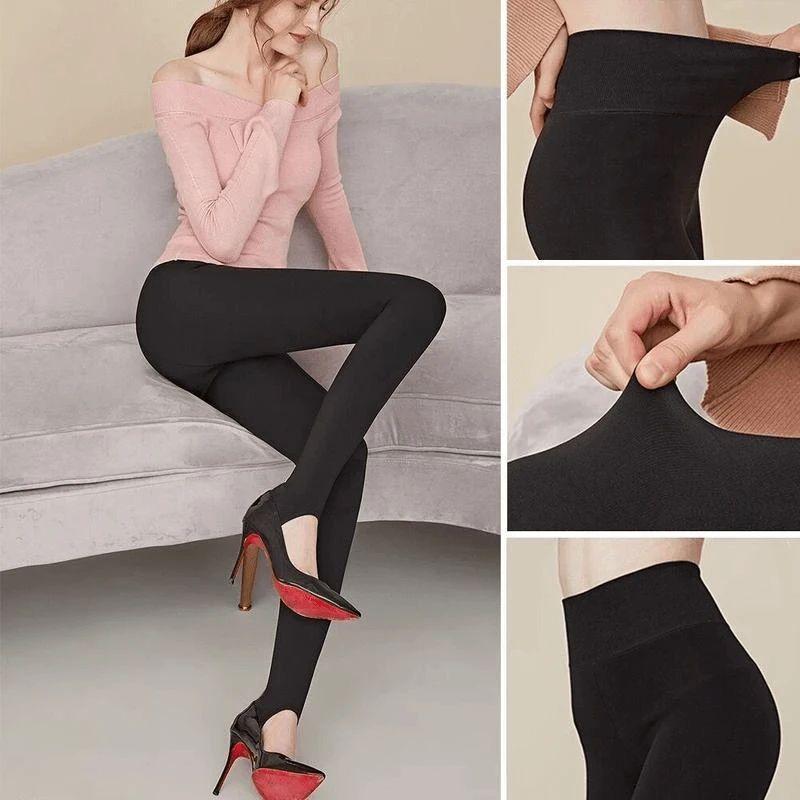 Leggings invernali in velluto da donna