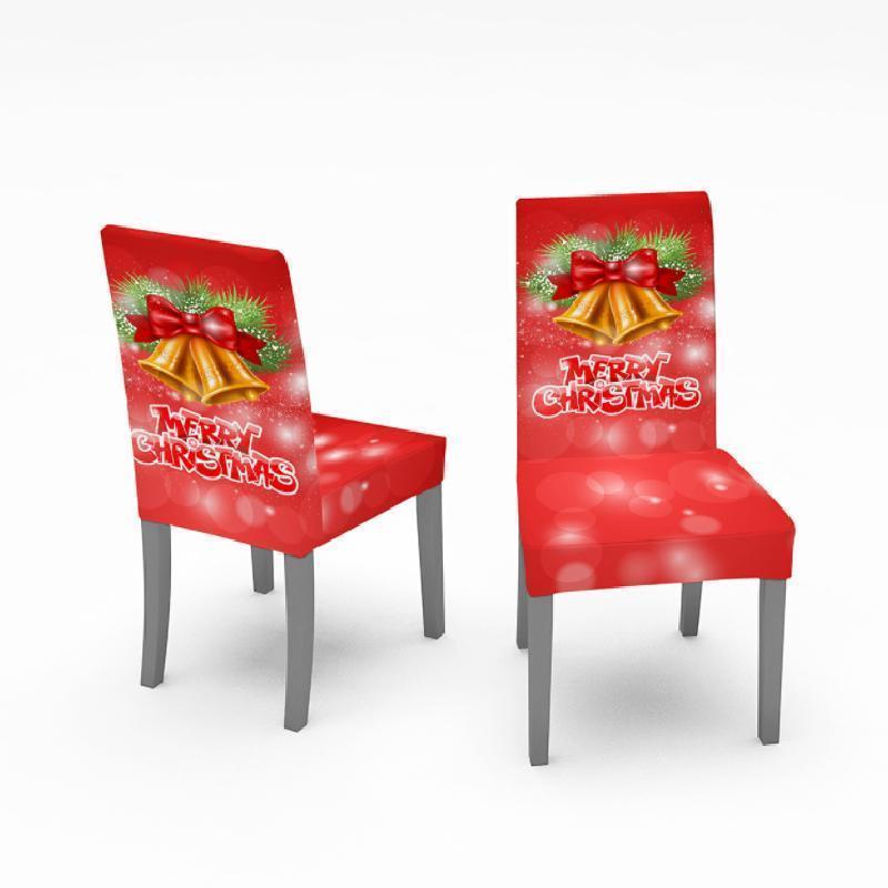 WEIHNACHTSDEKORATION STUHLBEZUG UND TISCHDECKE