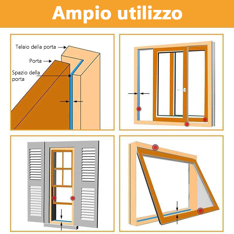 Striscia di gomma autoadesiva (10 m)