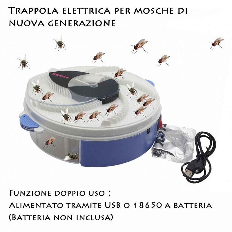 Trappola per mosche elettrica completamente automatica