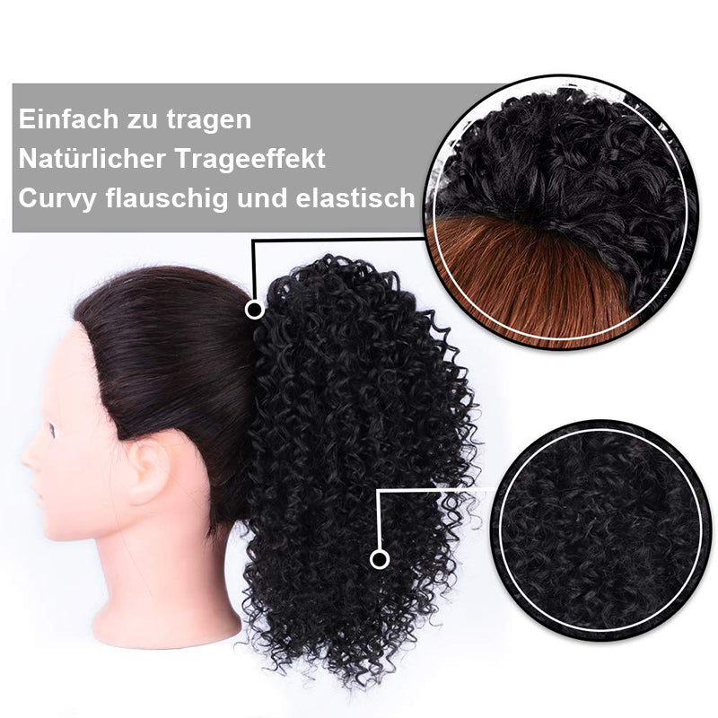 Afrikanische kleine lockige Perücke
