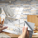 Kreative 3D-Fliesenaufkleber für die Landschaftsgestaltung