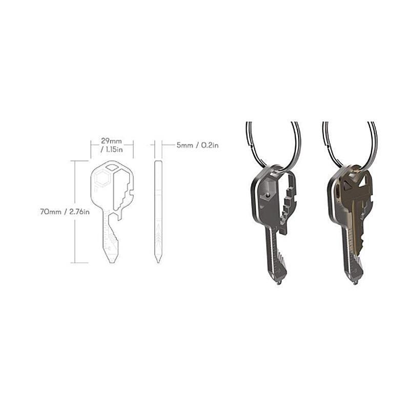 Strumento Tascabile 24 in 1 a Forma di Chiave