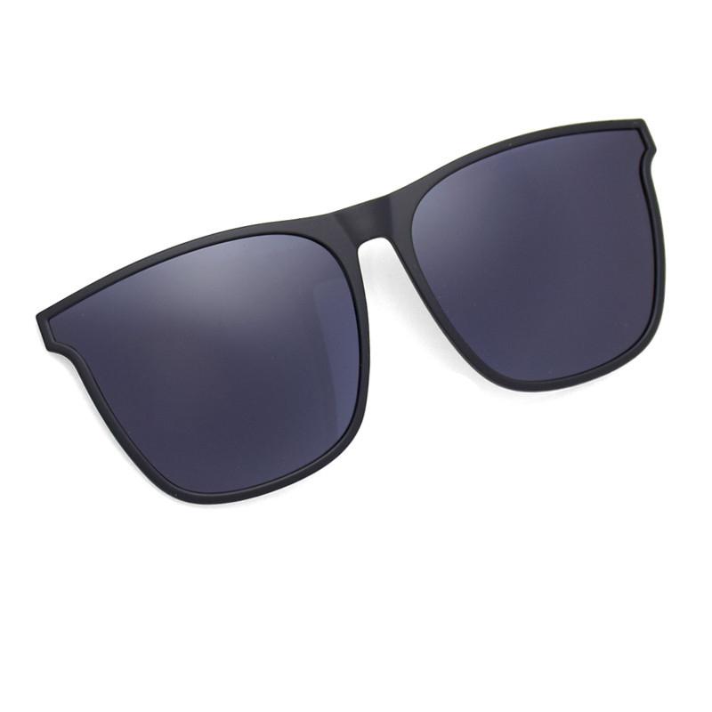 Polarisierte Clip-On-Clip-Top-Sonnenbrille aus Metall für Korrektionsbrillen