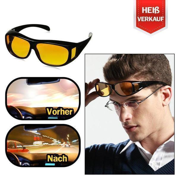 Getönte polarisierende Gläser Nachtsichtbrille für Autofahrer