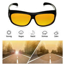 Bequee Gelbe Anti-Glanz Nachtfahrbrille - hallohaus