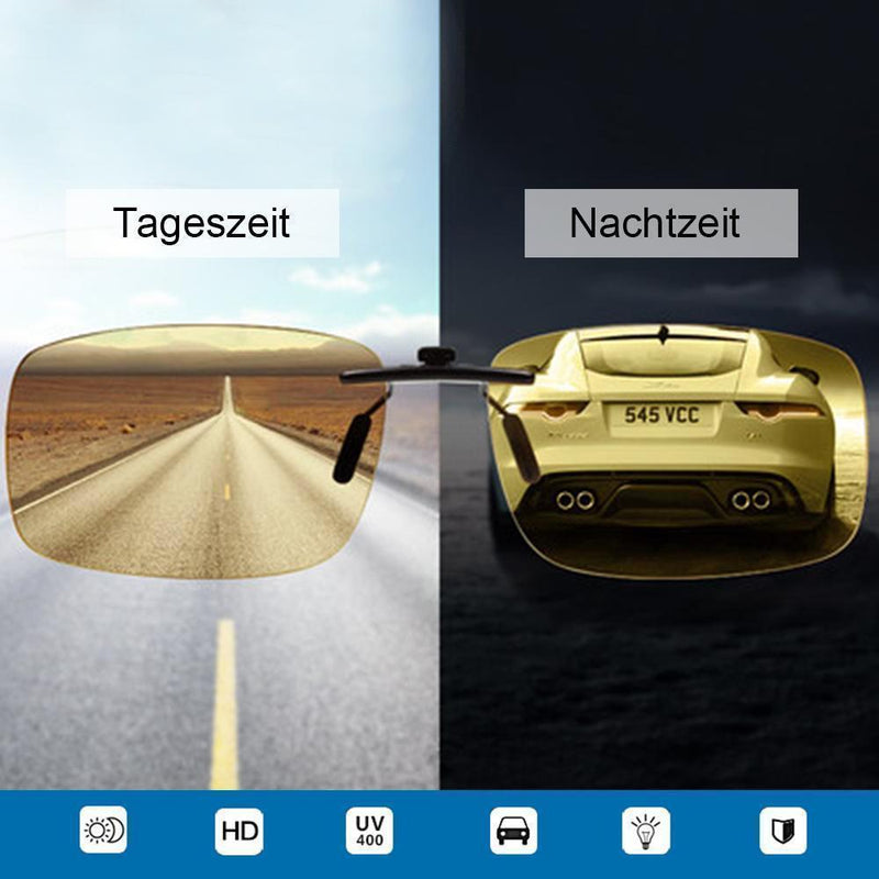 Bequee Gelbe Anti-Glanz Nachtfahrbrille - hallohaus