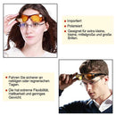 Bequee Gelbe Anti-Glanz Nachtfahrbrille - hallohaus
