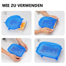 Stretch Silikon-Frischhalte-Deckel Umweltfreundliche