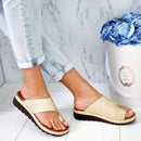 Sommerkühle, offene Zehensandalen