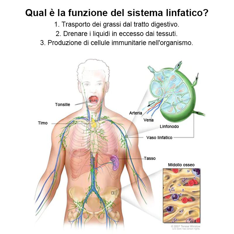 Bracciale di perle per la terapia linfatica